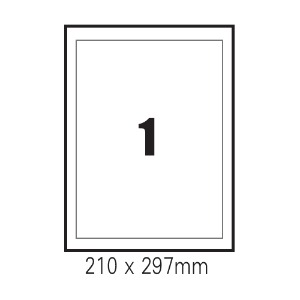 [3M] 일반형A4전지라벨(20매) 21301