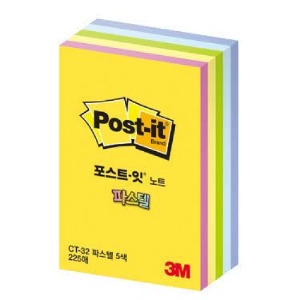 [3M]포스트잇 파스텔CT32