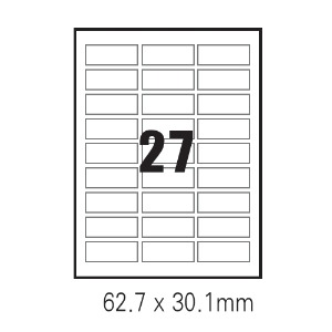 [3M] 일반형바코드라벨(100매) 21327