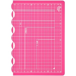 [나카바야시]접이식커팅매트A4 핑크